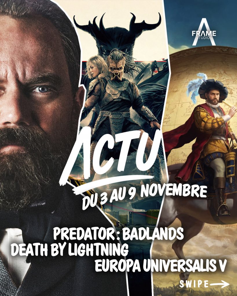ACTU | Semaine du 3 au 9 novembre 2025